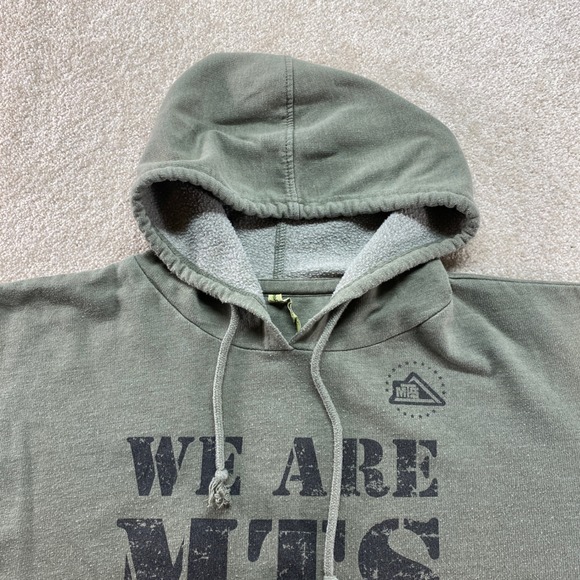 econscious Hoodie Mens Large Green We Are MT'S Graphic Organic Cotton Blend - Picture 7 of 13